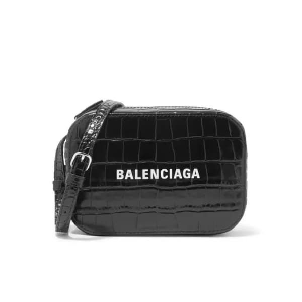 발렌시아가 남/녀 블랙 카메라백 - Balenciaga Unisex Black Camera… - 1