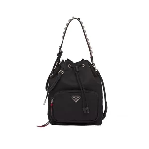 프라다 여성 블랙 버킷백 - Prada Womens Black Bucket Bag - pr… - 1