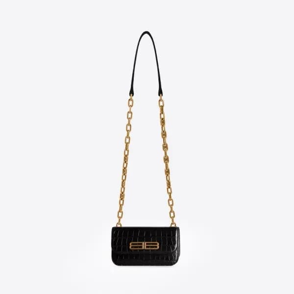 발렌시아가 여성 블랙 폰백 - Balenciaga Womens Black Phone Bag… - 1