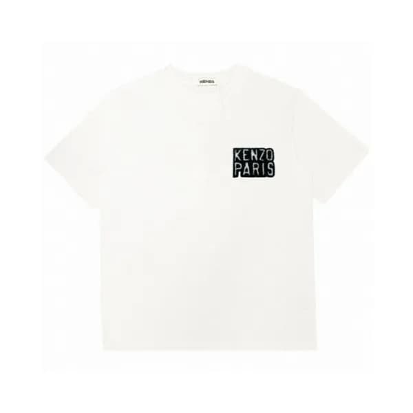 겐조 남/녀 화이트 크루넥 반팔티 - Kenzo Unisex White Tshirts - … - 1