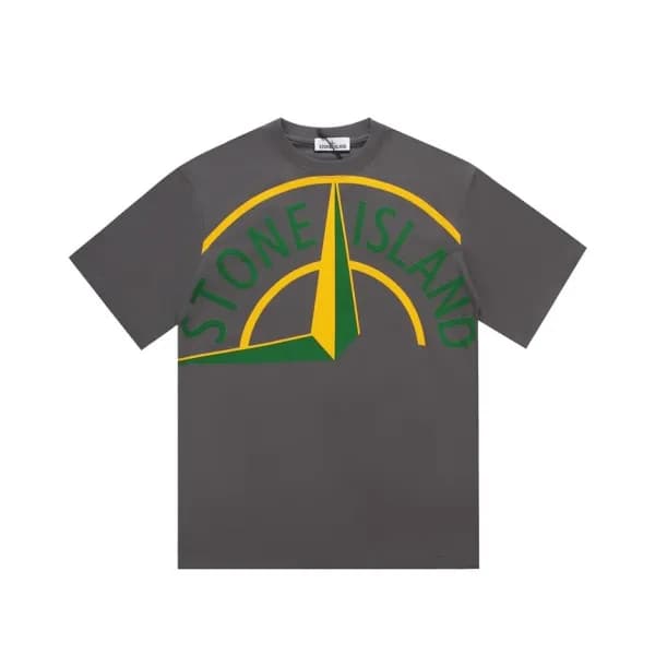 스톤아일랜드 남성 그레이 크루넥 반팔티 - Stone Island Mens Gray Tsh… - 1
