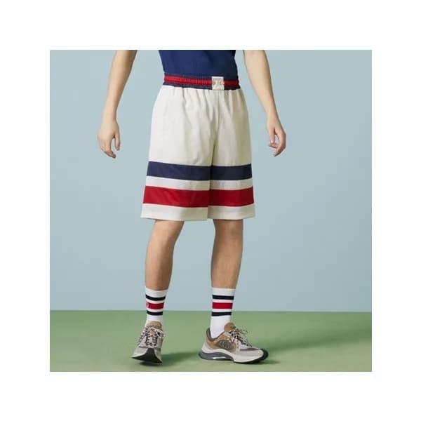 구찌 남성 캐쥬얼 화이트 반바지 - Gucci Mens White Half-pants - … - 1