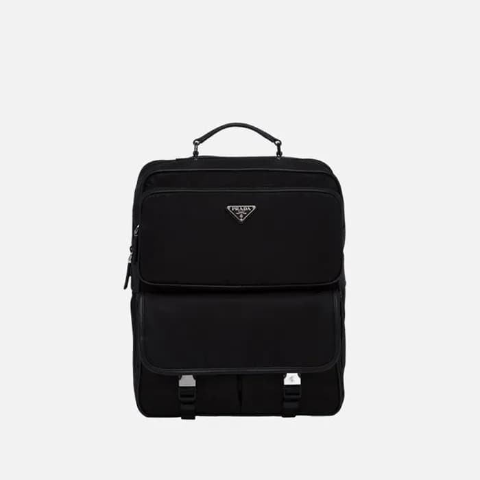 프라다 남성 사피아노 나일론 백팩 【매장-350만원대】 - Prada Mens Black … - 1