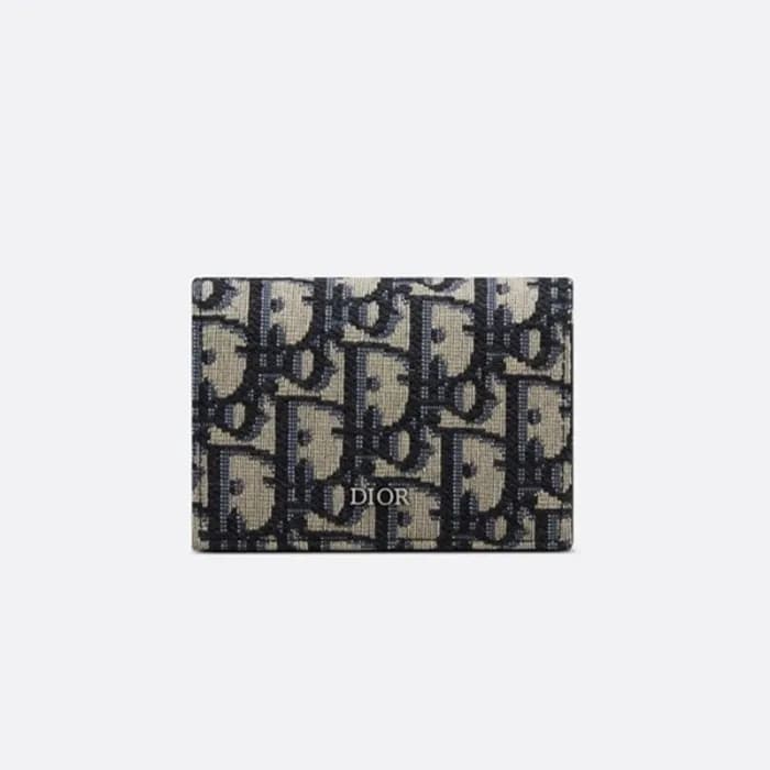 디올 남성 네이비 카드 지갑 - Dior Mens Navy Card Wallets - di… - 1