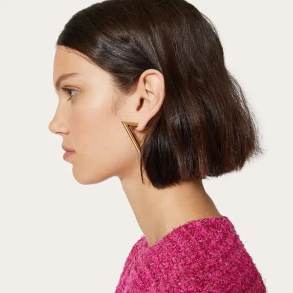 발렌티노 여성 골드 이어링 - Valentino Womens Gold Earring - a… - 1