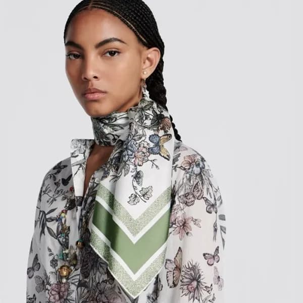 디올 여성 그린 스카프 - Dior Womens Green Scarf - acc1810x - 1