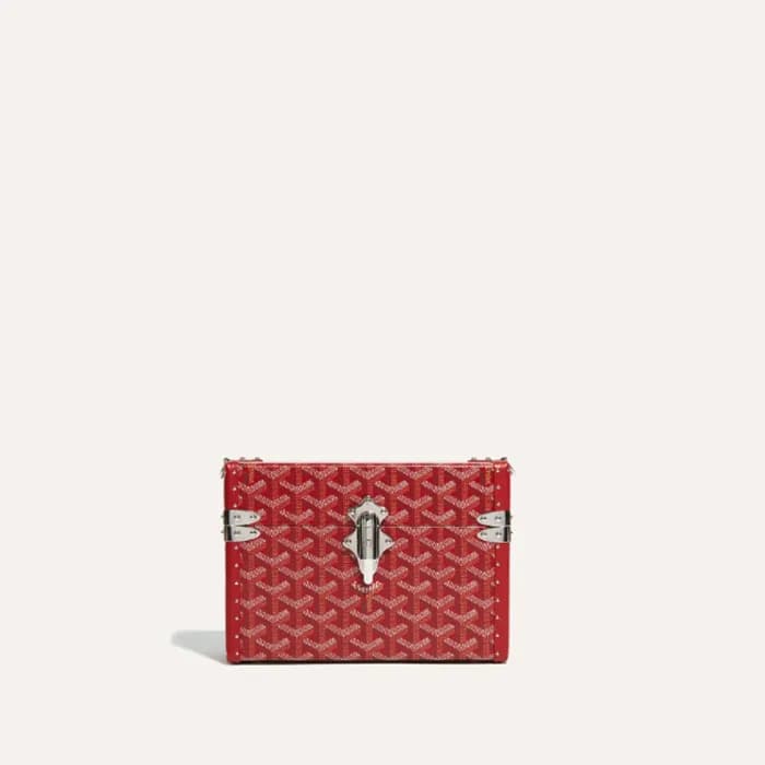 고야드 남/녀 레드 카세트 트렁크 백 - Goyard Unisex Cassette Trun… - 1