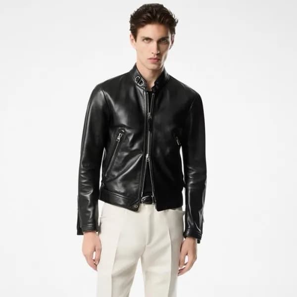 톰포드 남성 가죽 자켓 - Tom Ford Mens Leather Jackets - toc… - 1