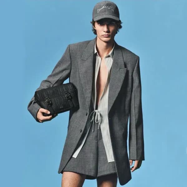 디올 남성 블랙 메신저 백 - Dior Mens Messenger Bag - dib2318… - 1