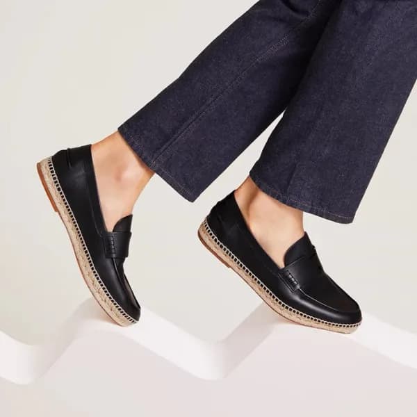 에르메스 남/녀 트립 에스파듀 - Hermes Unisex Trip Loafers - he… - 1