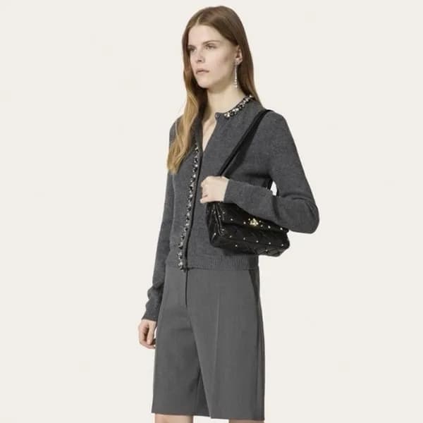 발렌티노 여성 브이넥 가디건 - Valentino Womens V-neck Cardigan… - 1