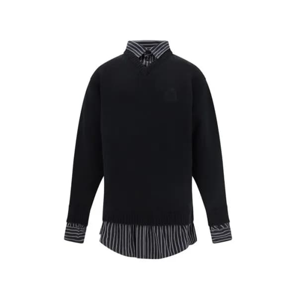발렌시아가 남성 폴로 니트 - Balenciaga Mens Polo Knitwear - b… - 1