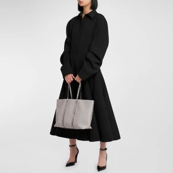 발렌티노 여성 락스터드 쇼퍼백 - Valentino Womens Rockstud Shopp… - 1