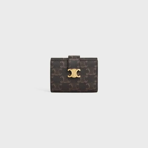 셀린느 여성 트리오페 반지갑 - Celine Womens Triomphe Wallet - … - 1