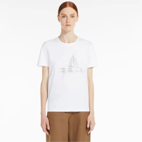막스마라 여성 크루넥 반팔티 - Maxmara Womens Round Tshirt - ma… - 1