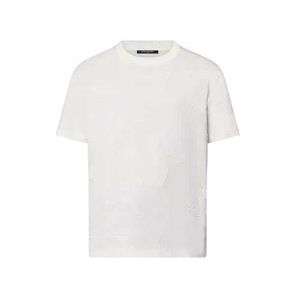 루이비통 남성 라운드 반팔 티셔츠 - Louis vuitton Mens Round Tshi… - 1