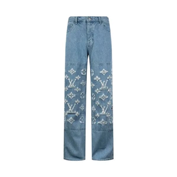 루이비통 남성 트렌디 청바지 - Louis vuitton Mens Trendy Jeans … - 1