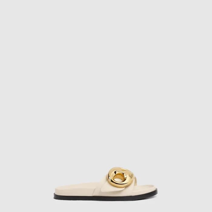 구찌 여성 마리나 체인 슬라이드 샌들 - Gucci Marina Chain Slide Sa… - 1