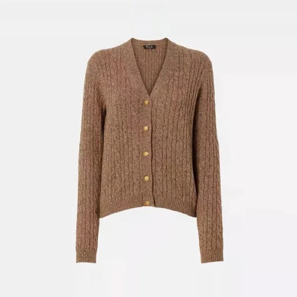 로로피아나 여성 브이넥 가디건 - Loro Piana Womens V-neck Cardig… - 1