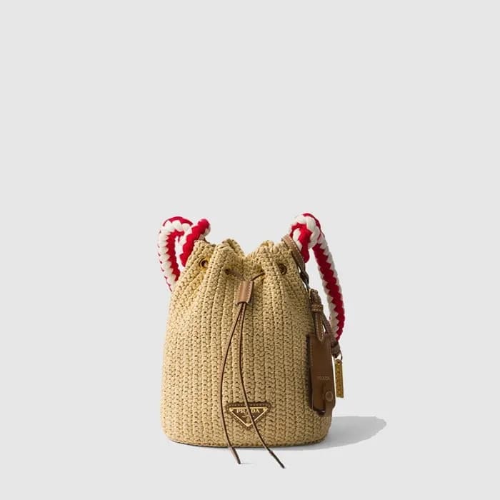 프라다 여성 크로셰 미니 버킷 백 1BE068 - Prada Womens Crochet M… - 1