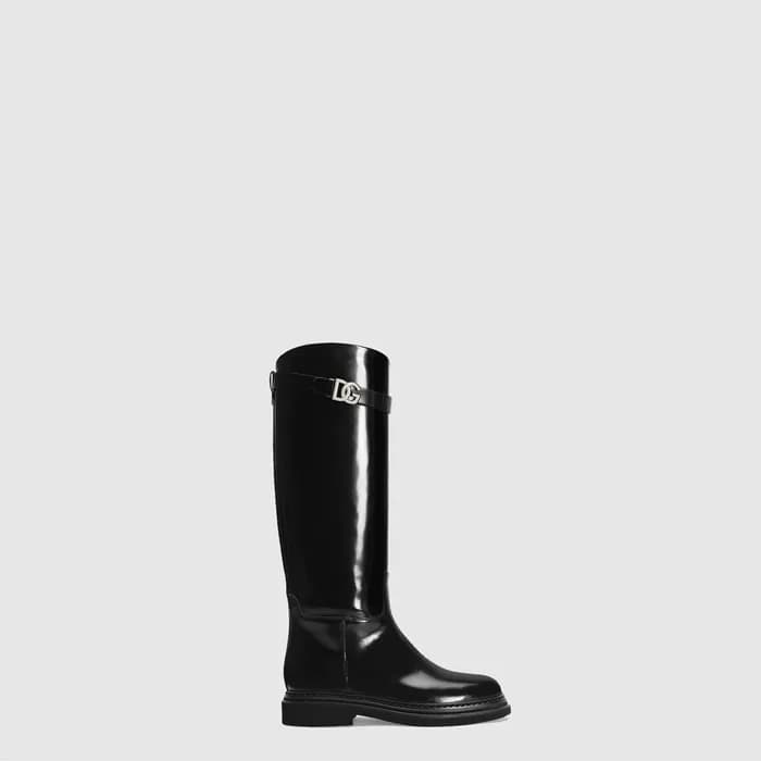 돌체앤가바나 여성 카프스킨 부츠 - Dolce&Gabbana Womens Calfskin … - 1