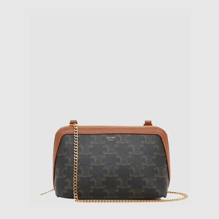 셀린느 여성 트리오페 체인 미니백 - Celine Womens Triomphe Chain … - 1