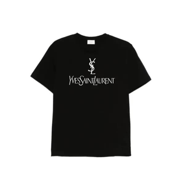 입생로랑 남성 라운드 반팔티 - Saint laurent Mens Round Tshirt … - 1
