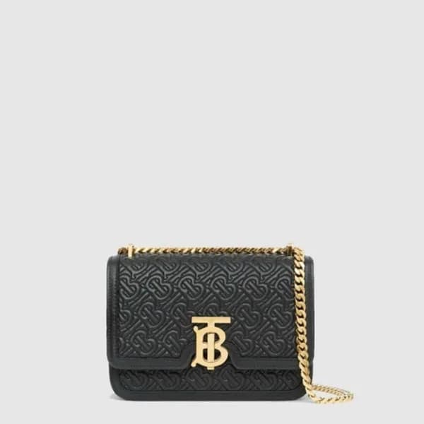버버리 여성 스몰 퀼티드 모노그램 TB 백 - Burberry Womens Small Qu… - 1