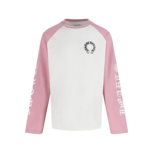 크롬하츠 남성 라운드 긴팔티 - Chrome Hearts Mens Round Tshirt … - 1