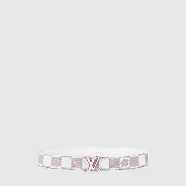 루이비통 남성 LV 옵틱 리버서블 이니셜 벨트 - Louis vuitton Mens LV … - 1