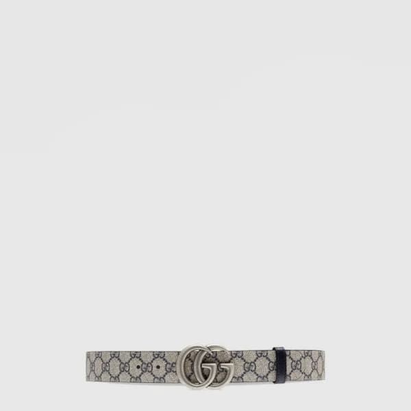 구찌 남성 GG 마몽 리버서블 벨트 - Gucci Mens GG Marmont Revers… - 1