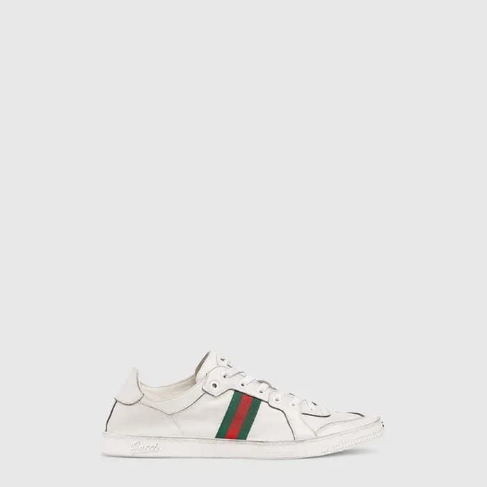 구찌 남/녀 스트레치 로우탑 스니커즈 - Gucci Unisex Stretch Low-top Sneaker - gus14709x - 1