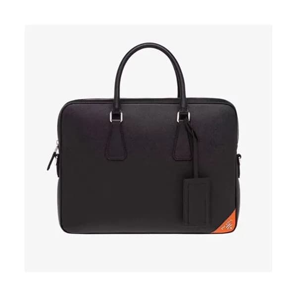 Prada Saffiano Mens Business Bag,36CM - 프라다 사피아노 … - 1
