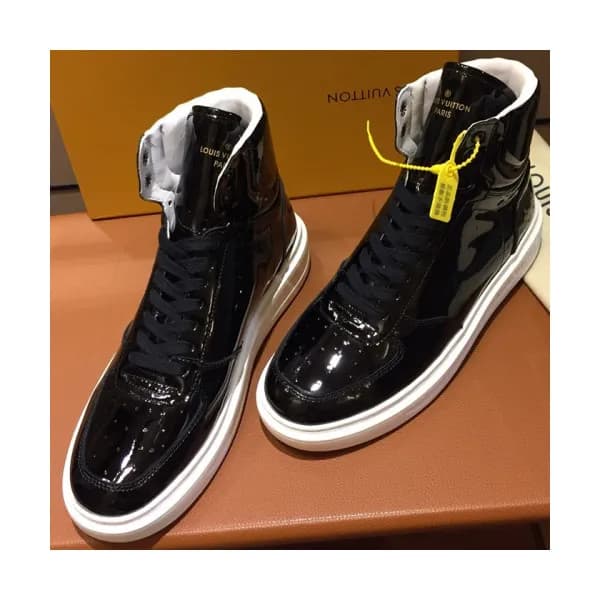 LOUIS VUITTON 2018 MENS LEATHER ANKLE SKEAKERS - 루… - 1