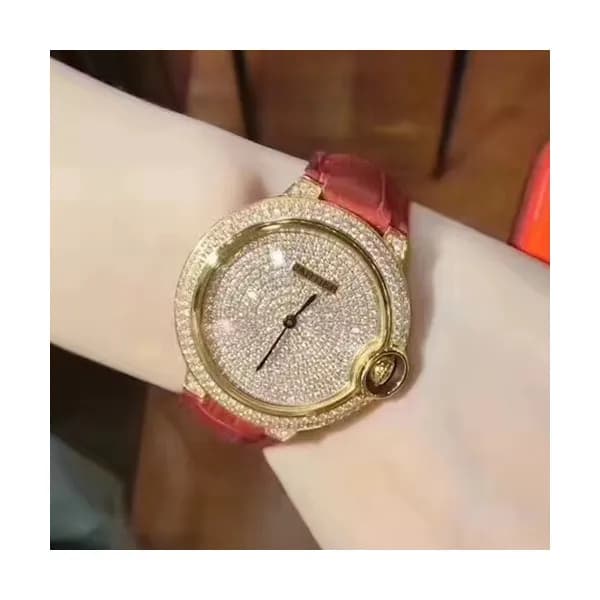 CARTIER LADIES QUARTZ - 까르띠에 레이디스 쿼츠,레드 - 1