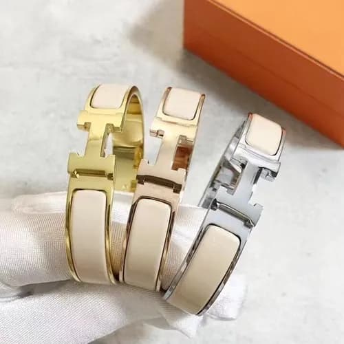HERMES Gold Bangle -에르메스 여성용 팔지18k 도금 골드 3색-… - 1