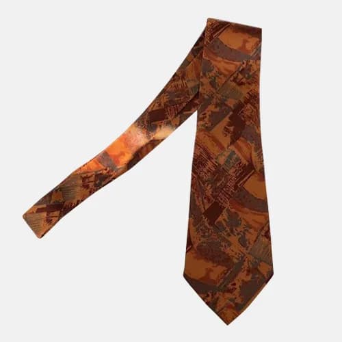 FENDI MENS NECKTIE BROWN - 펜디 남성용 넥타이 브라운 - 1