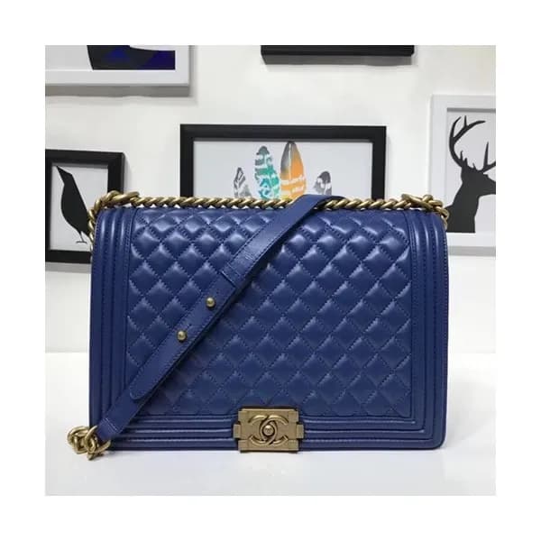 Chanel Leboy Leather Chain Shoulder Bag ,30CM - 샤… - 1
