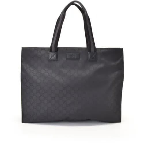 Gucci Canvas Nylon Shopper Bag,42CM - 구찌 캔버스 나일론 남… - 1