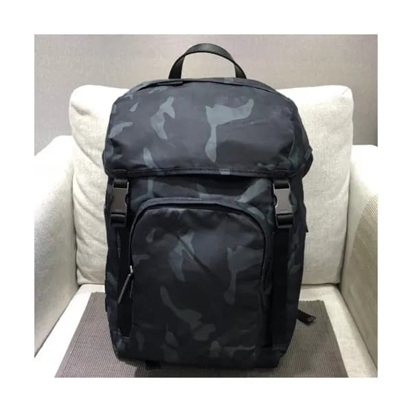 Prada 2018 Leather & Nylon Back Pack,44CM - 프라다 20… - 1