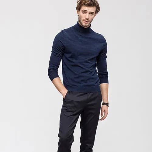Zegna 2018 Mens Turtle-neck Sweater - 제냐 울 터틀넥 스웨… - 1