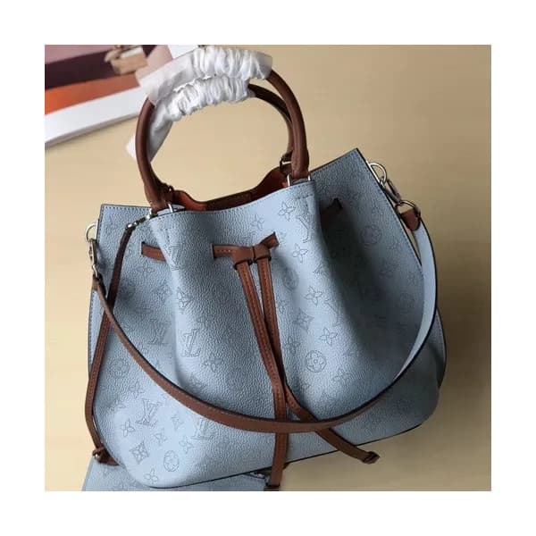 Louis Vuitton Girolata Mahina Women Bucket Tote Sh… - 1