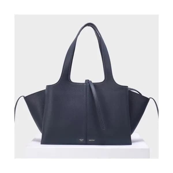 Celine Tri-Fold Leather Tote Bag,32CM - 셀린느 트리 폴드 … - 1