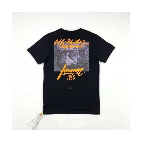Off-white 2019 Mm/Wm Printing Logo Crew - neck Cot… - 1