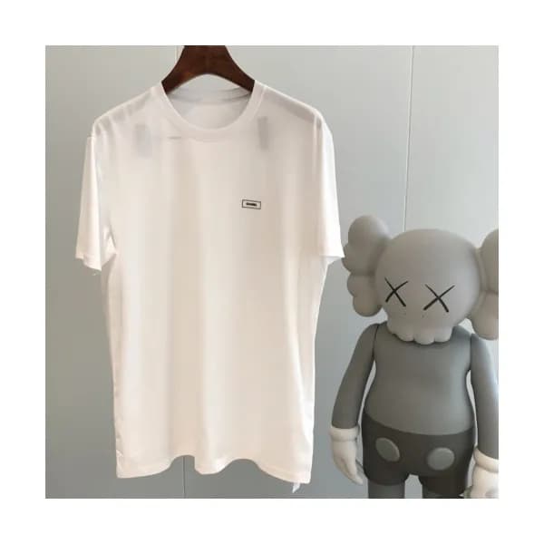 [파격특가]Chanel 2019 Mens Logo Crew - neck Cotton Sho… - 1