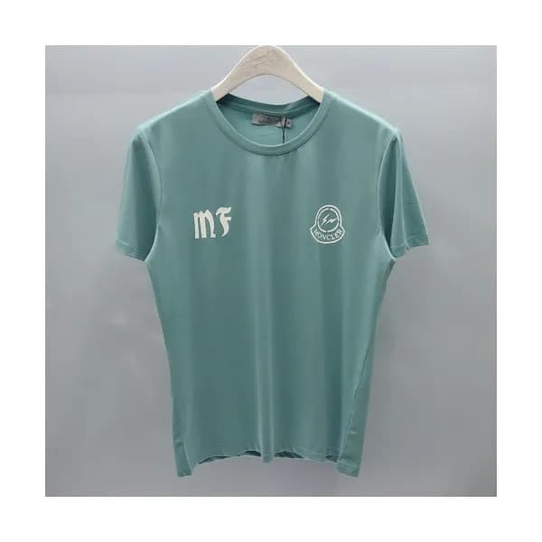 Moncler 2019 Mens Printing Logo Cotton Short Slee… - 1