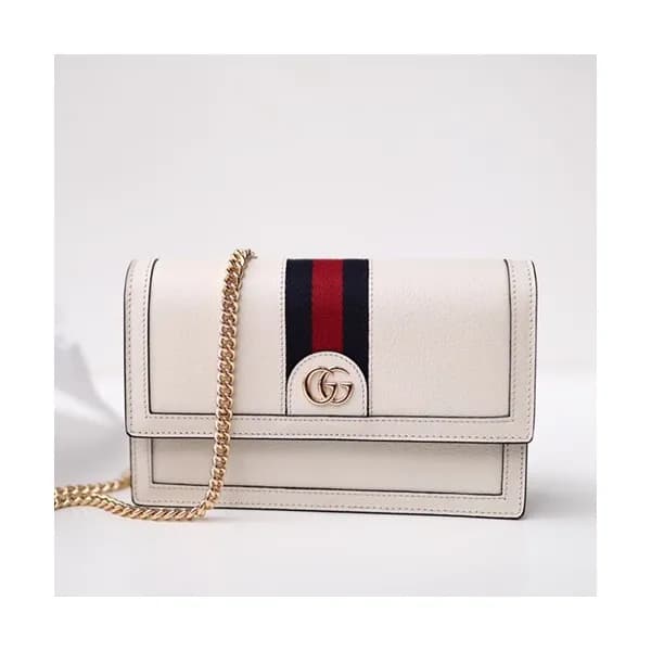 Gucci Ophidia Woc Leather Chain Shoulder Bag,20CM … - 1