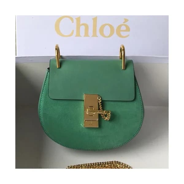 Chole 2019 Drew Leather Shoulder Bag, 20/23.5cm -… - 1