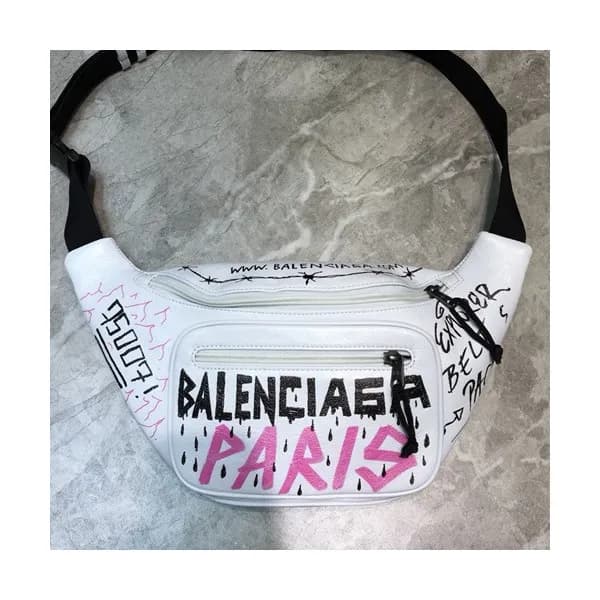 Balenciaga 2019 Leather Hip Sack,37CM - 발렌시아가 2019… - 1