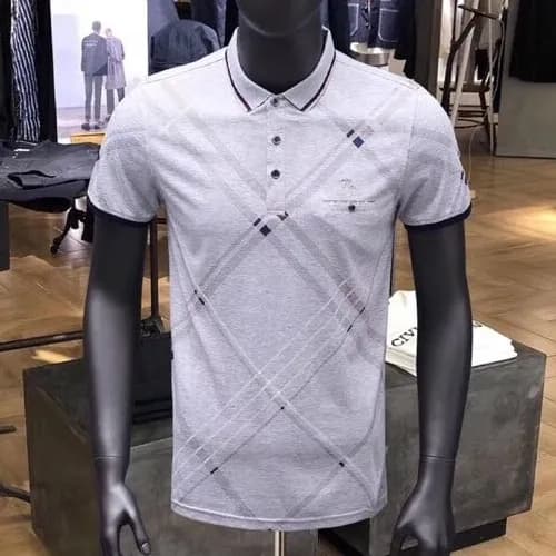 Burberry 2019 Mens Logo Polo Cotton Short Sleeved … - 1